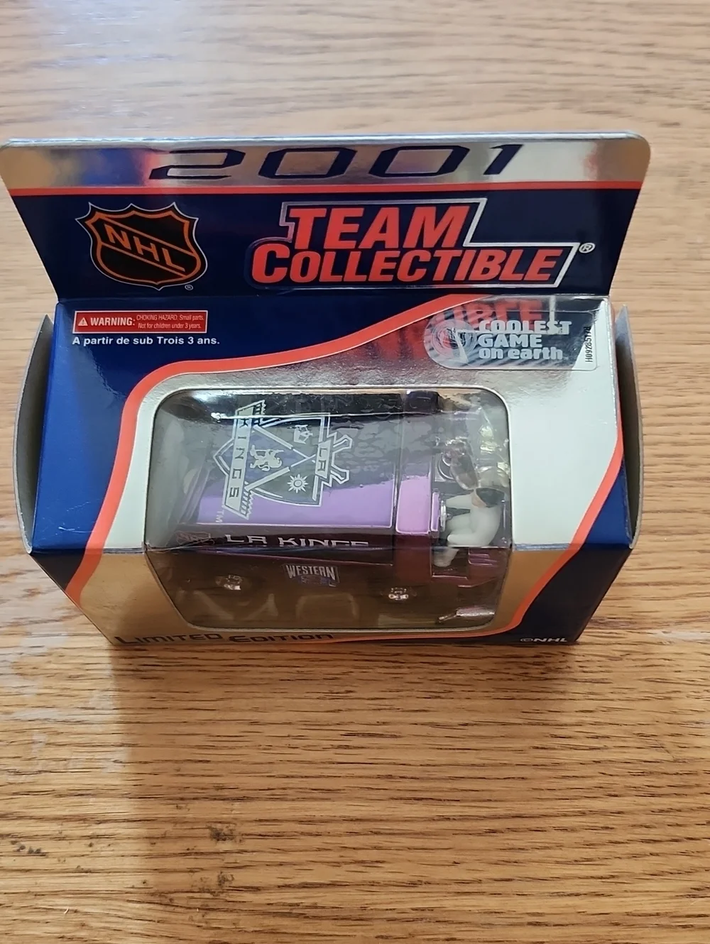 LA Kings Purple Zamboni Toy - Limited Edition NHL Collectible 2001